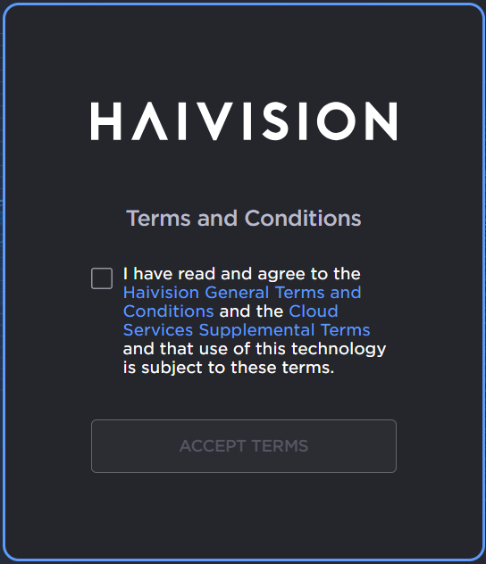 Accept Terms