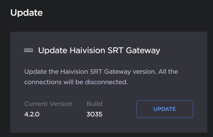 Update