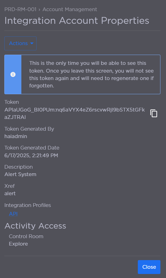 New Integration Account Properties