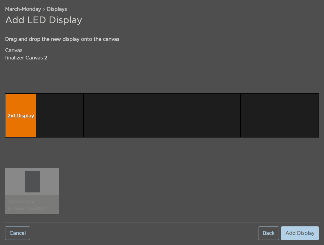 Portrait Display Placement